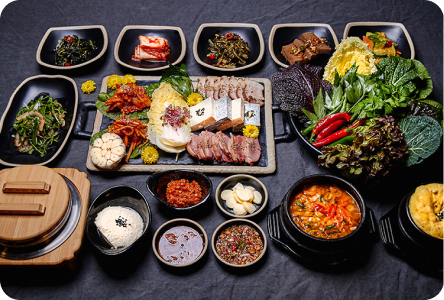 스모크타운 음식 모습