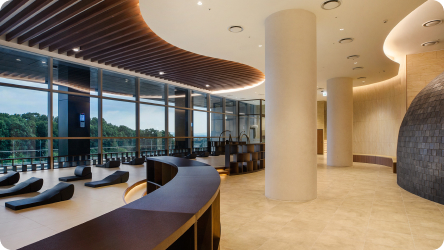 아쿠아필드 힐링홀 모습