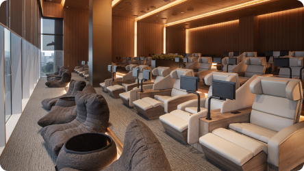 아쿠아필드 릴렉스룸 모습