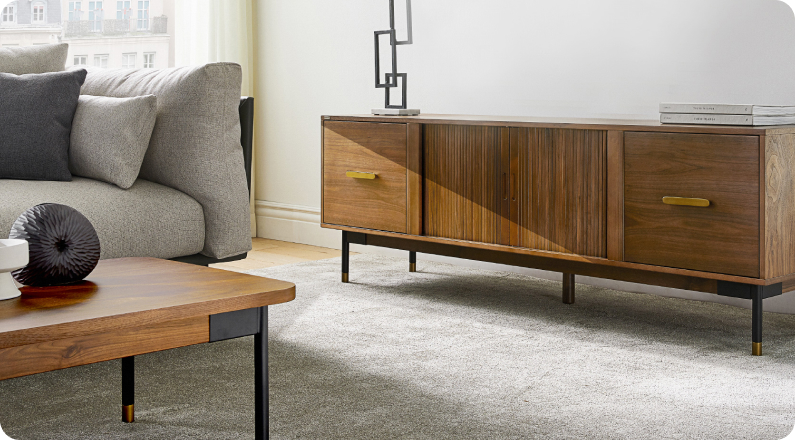 까사미아의 거실 제품 모습