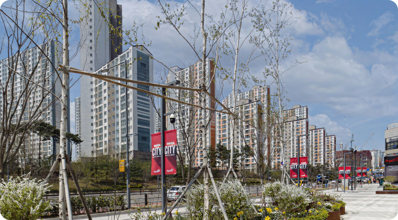 반달가든 1F 모습