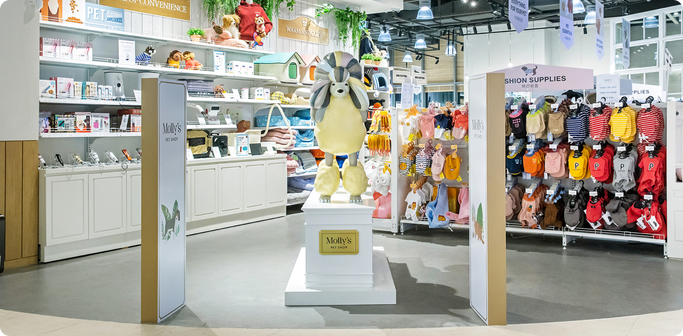 몰리스펫샵 실내 모습3