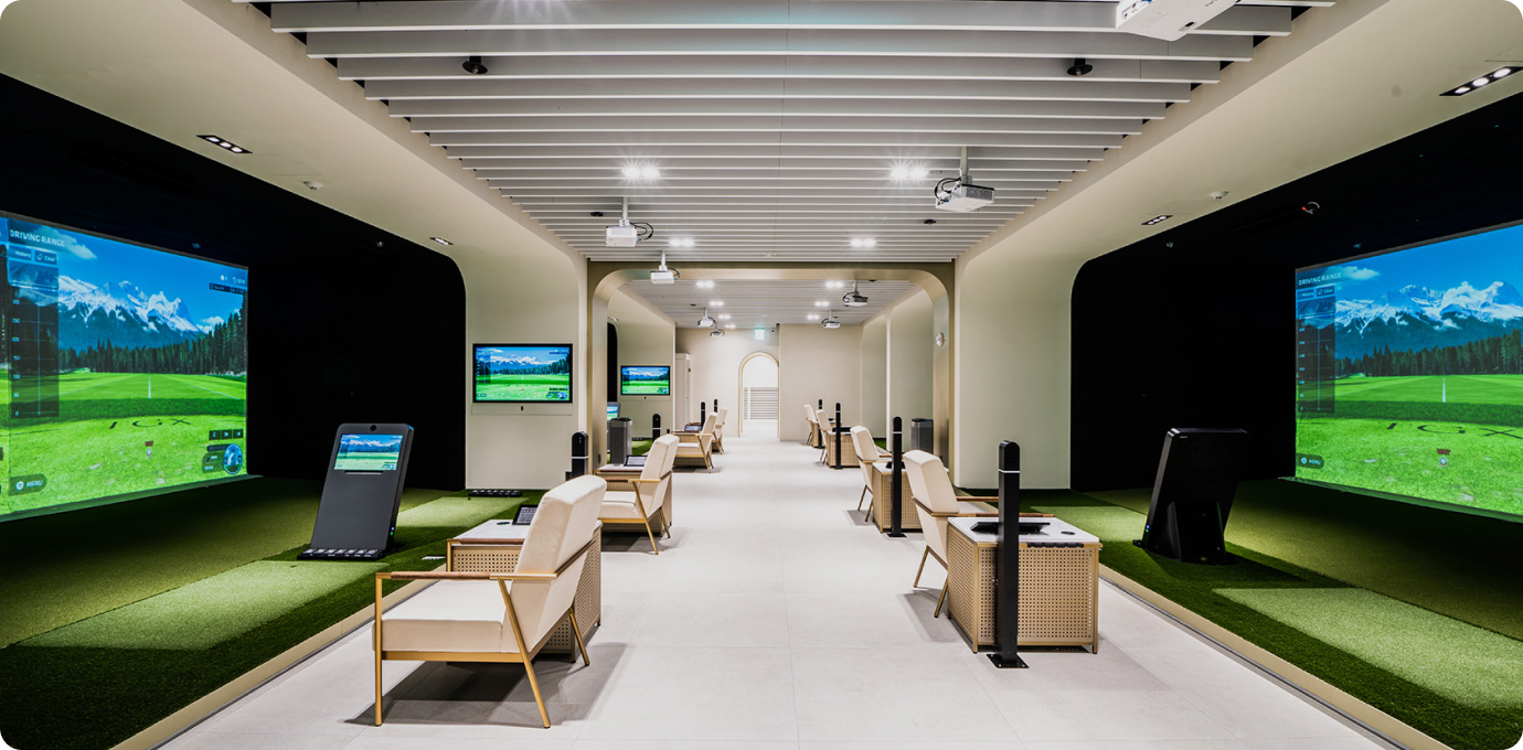 TGX 골프 아카데미 내부 전경