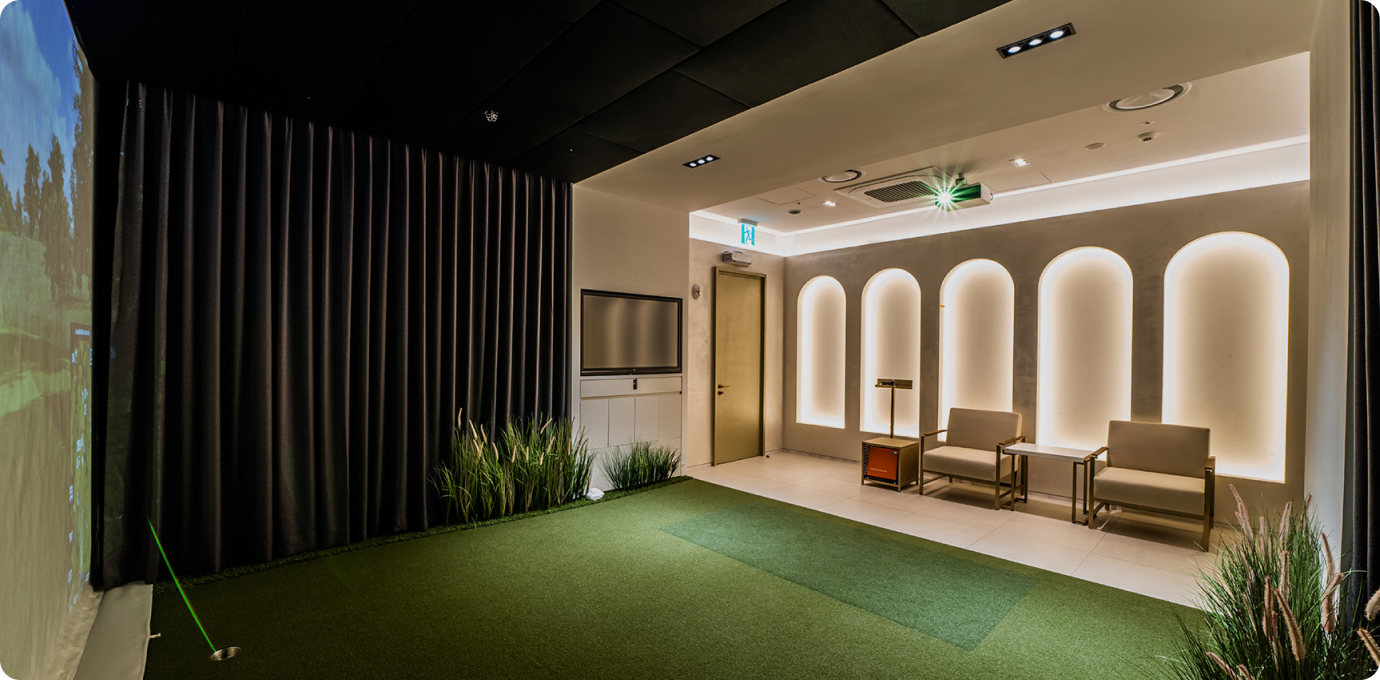 모던하고 감성적인 인테리어의 라운지 공간