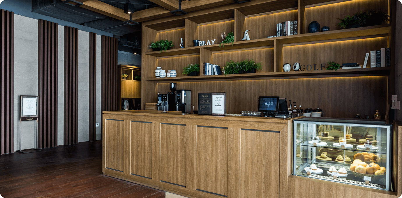 데이골프 식음료 매장 모습