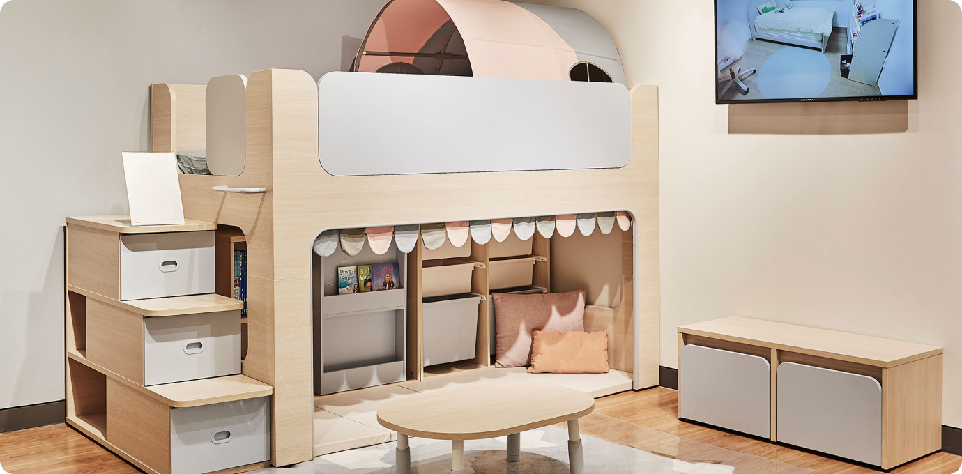 한샘 아이방 세팅 모습