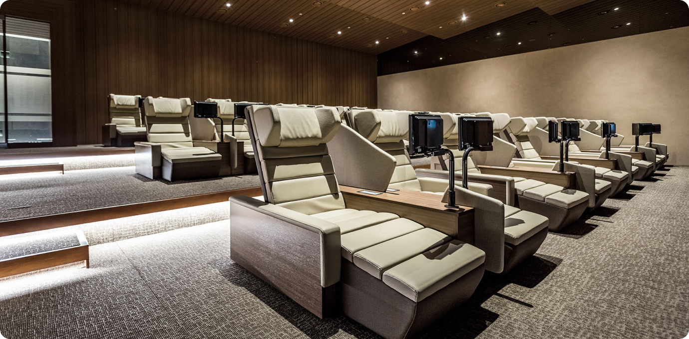 아쿠아필드 릴렉스룸 전경