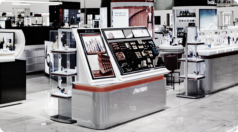 다양성, 전문성을 갖춘 뷰티 전문관 모습