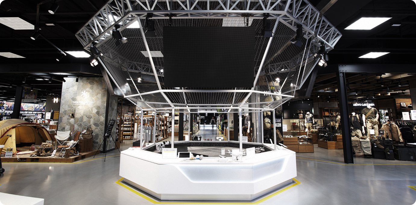 일렉트로마트 내부의 애플샵 모습