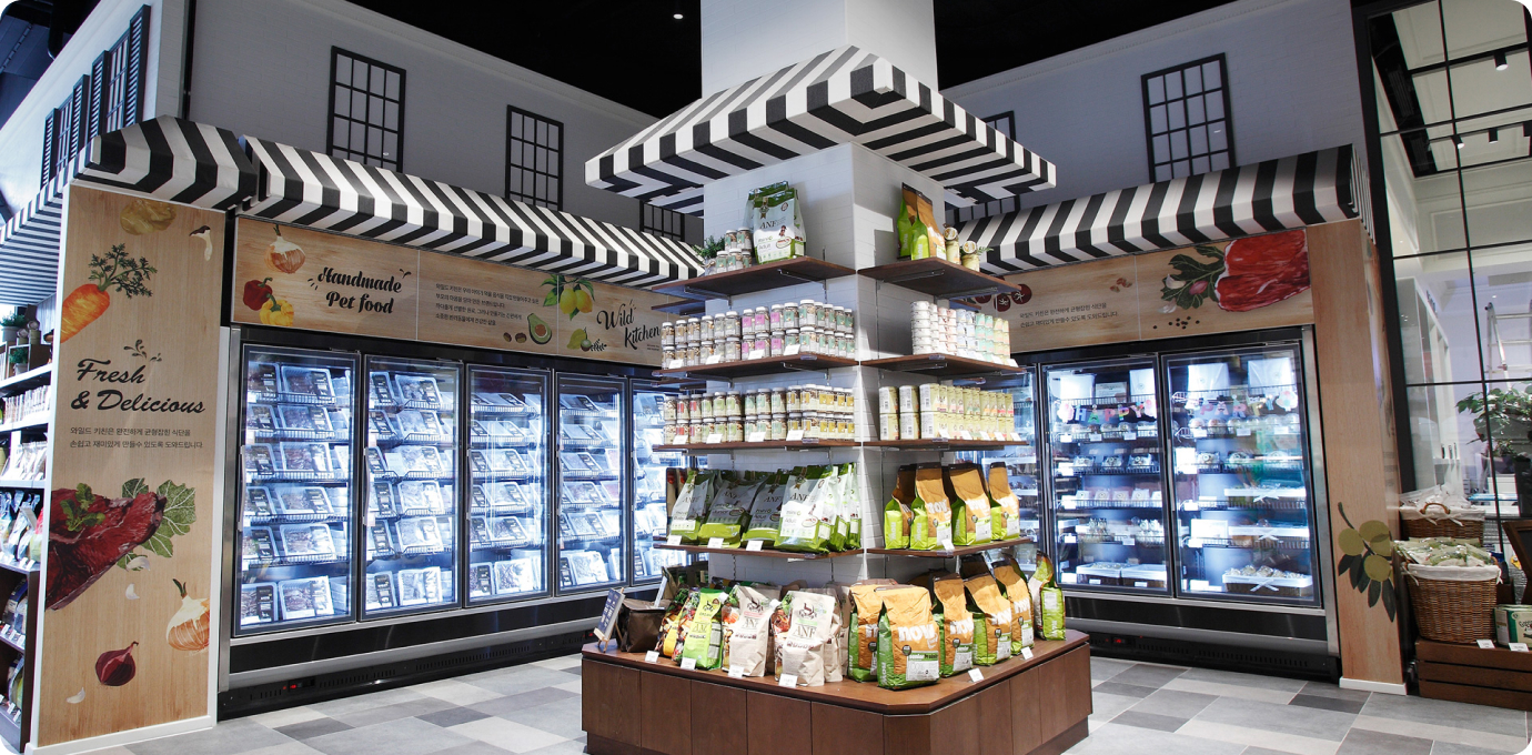 몰리스펫샵 매장 내부 모습