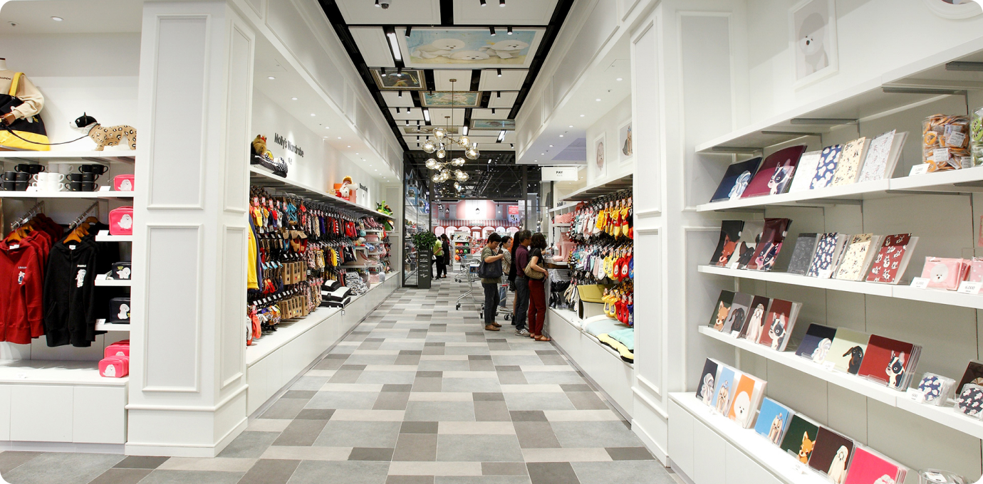 몰리스펫샵 매장 내부 모습