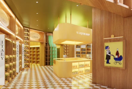 라빈리커스토어 매장 내부