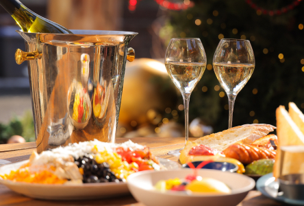 달마시안 음식 진열모습