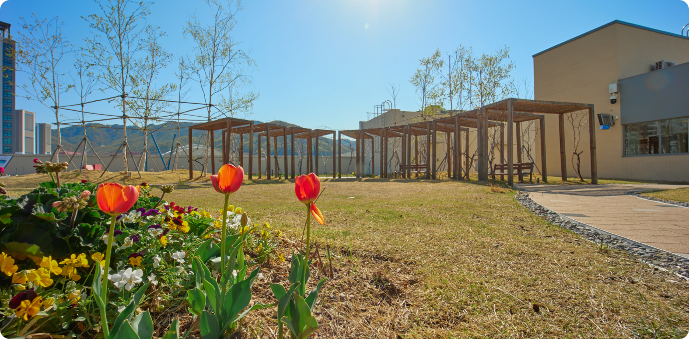 스타가든 옥상정원 꽃