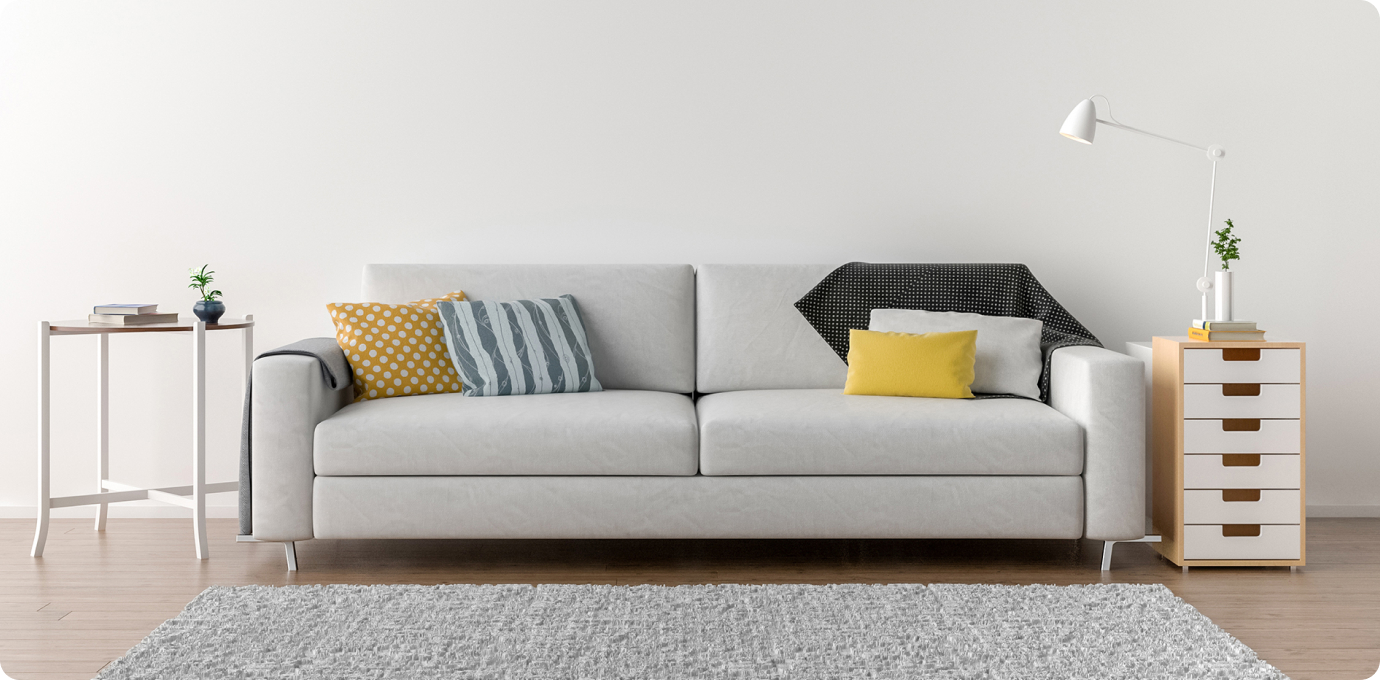 자주의 쇼파 및 거실 용품 모습