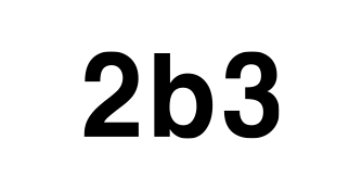 2b3 logo image